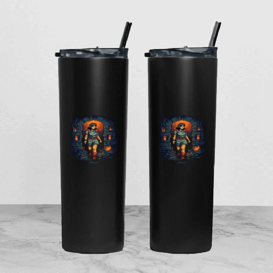 Explore the Dungeon with Dora Tumbler With Lid And Straw