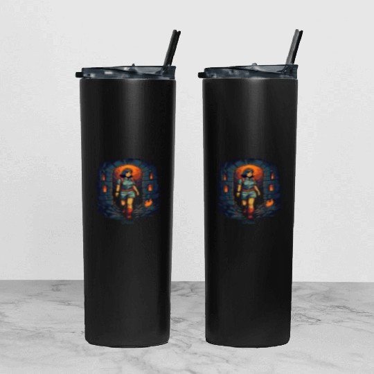 Explore the Dungeon with Dora Tumbler With Lid And Straw