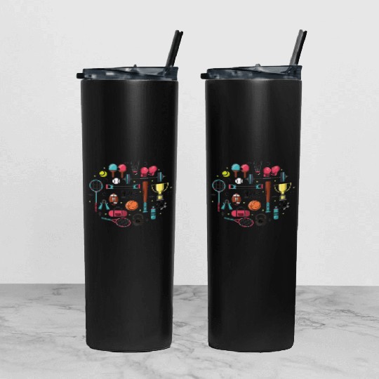 sports Tumbler With Lid And Straw