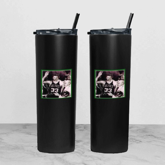Larry Bird Tumbler With Lid And Straw