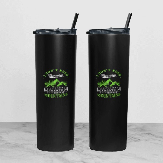 Mountaineering Mountain Hike Abseiling Tumbler With Lid And Straw