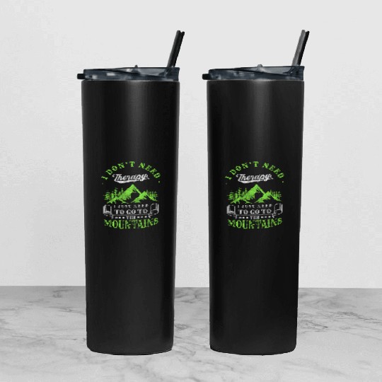 Mountaineering Mountain Hike Abseiling Tumbler With Lid And Straw