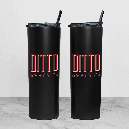 Mainframe Utility (DITTO) Data Interfile Transfer, Tumbler With Lid And Straw