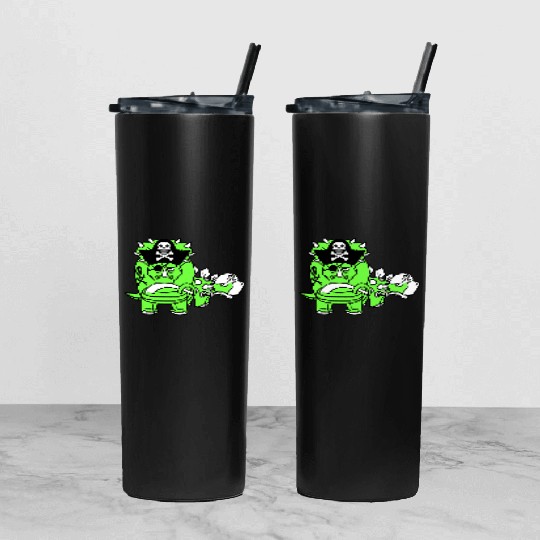 Triceratops Stegosaurus 2 Dinosaur Pirates Dinos Tumbler With Lid And Straw