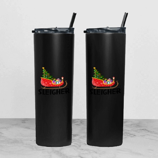 Sleigher Tumbler With Lid And Straw