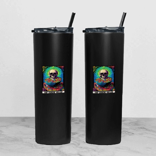 The Cereal Killer Tumbler With Lid And Straw