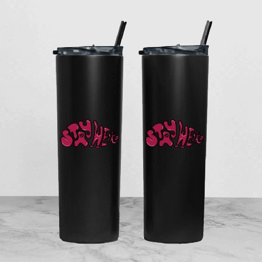 Stay Weird - Be Yourself Tumbler With Lid And Straw