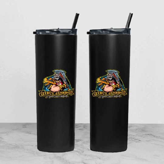 Warcraft Tumbler With Lid And Straw