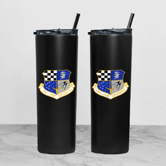 US Air Force 12 Tumbler With Lid And Straw