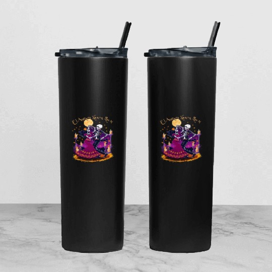 Day of the Dead Tumbler With Lid And Straw