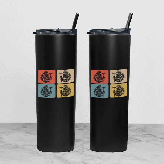 Fire Brigade - Heroes In Action Tumbler With Lid And Straw