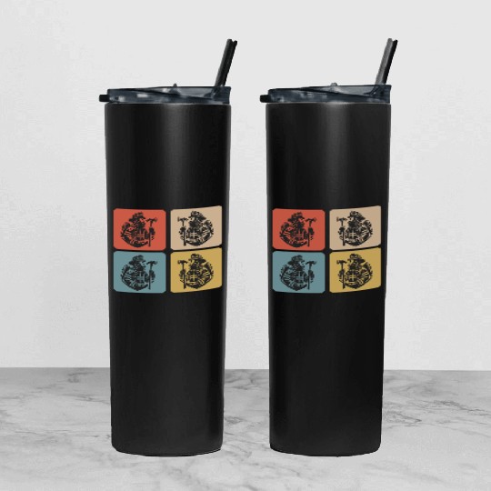Fire Brigade - Heroes In Action Tumbler With Lid And Straw
