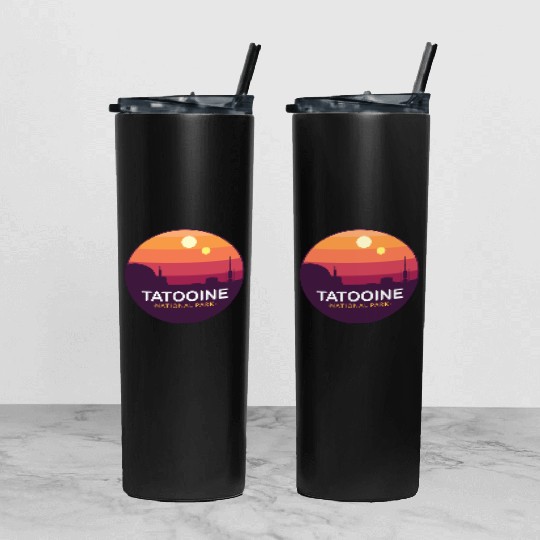 Tatooine National Park Tumbler With Lid And Straw