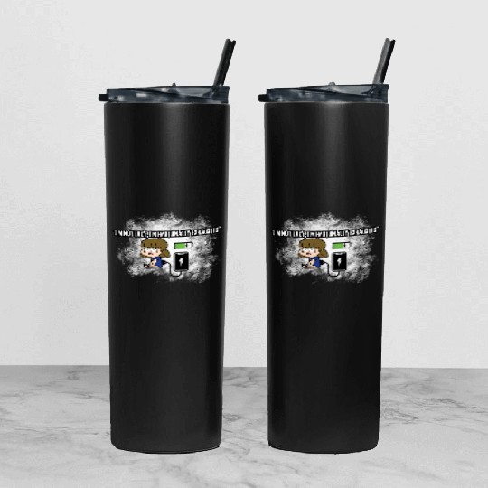 I’m Not Lazy, I’m Emotionally Exhausted –funny Tumbler With Lid And Straw