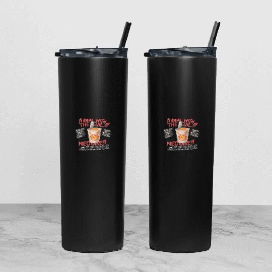 A Deal with Noodle – Cup Noodle Street Art Design Tumbler With Lid And Straw
