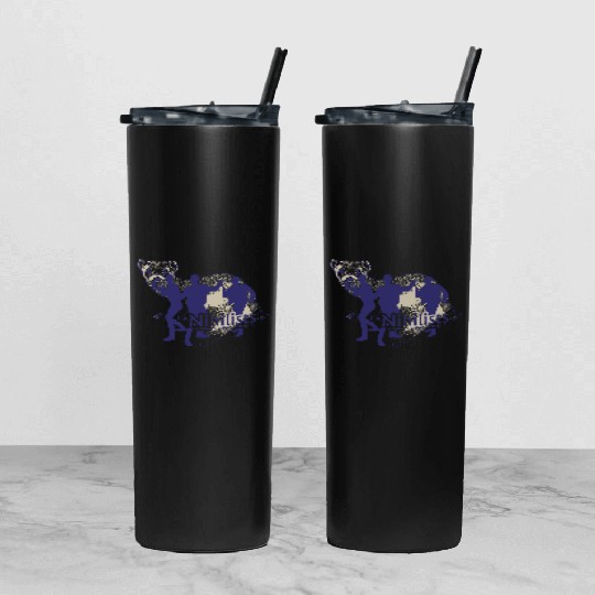 The Big Lebowski Tumbler With Lid And Straw (Nihilists)