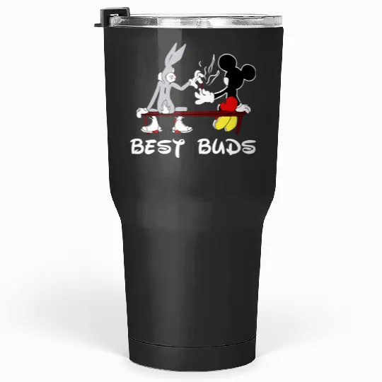 Bugs Bunny and Mickey Mouse Besst Buds, Funny Disney Looneys Tunes Tumblers 30 oz