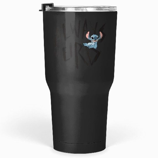 Discover Womens Disney Lilo Stitch Always Weird Sassy Stitch Chest Poster Tumblers 30 oz
