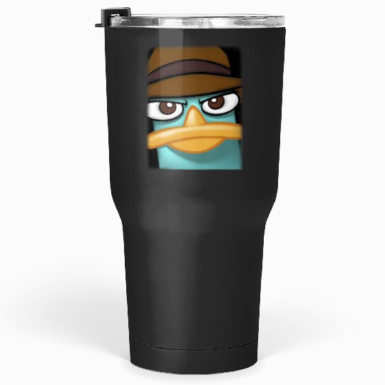 Disneys Phineas And Ferb Perry The Platypus Big Face Portrait Tumblers 30 oz