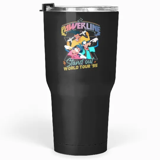 Retro Disneys A Goofy Movie Powerline World Tour 95' Shirt, A Goofy Movie Shirt, Vintage Disneys Powerline Tumblers 30 oz