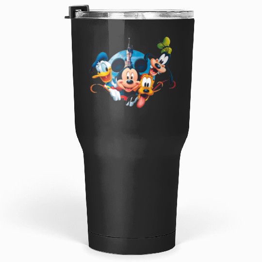 Mickeys Minniee Pluto Donald Goofy Duck Mouse Disneyy Tumblers 30 oz
