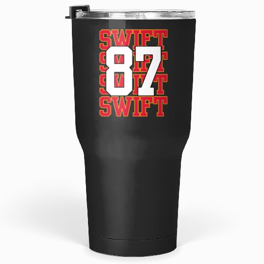 taylorr Swift and Travis Kelce (1) Tumblers 30 oz