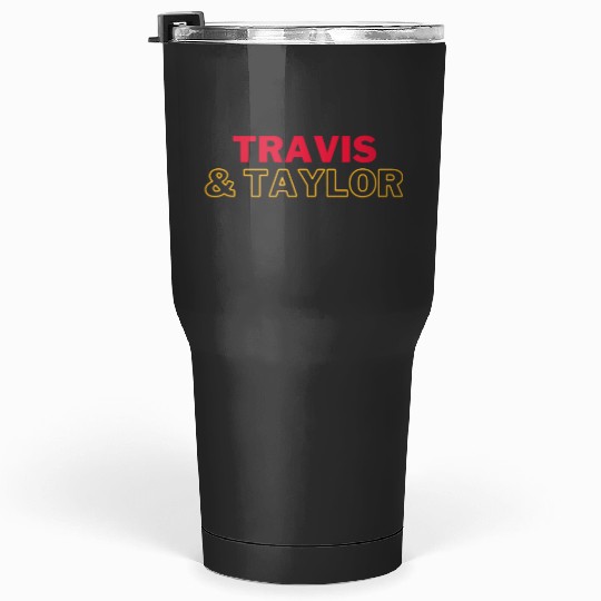 Travis Kelce &amp_ taylorr Swift Tumblers 30 oz