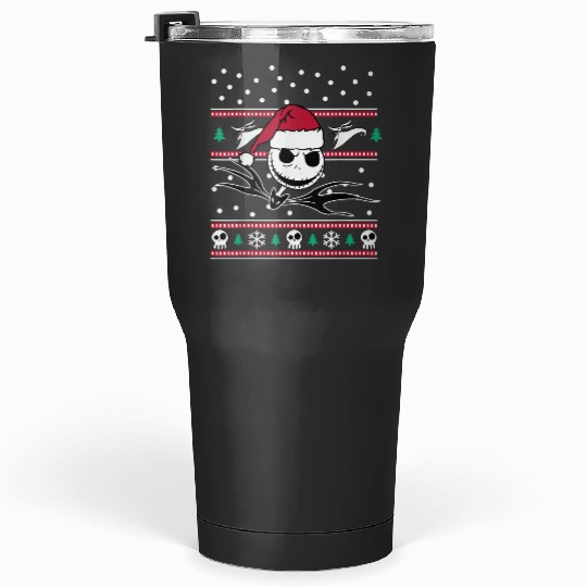 disneys Nightmare Before Christmas Jack Bw Tumblers 30 oz