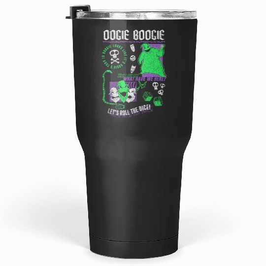 disneys The Nightmare Before Christmas Oogie Boogie Poster Tumblers 30 oz
