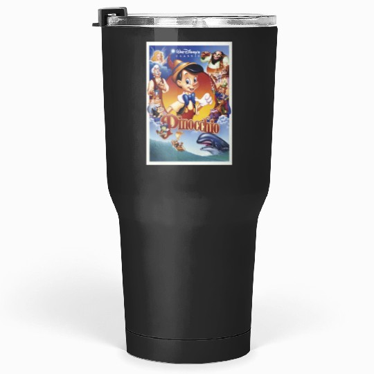 disneys Pinocchio Movie Poster Group Shot Tumblers 30 oz