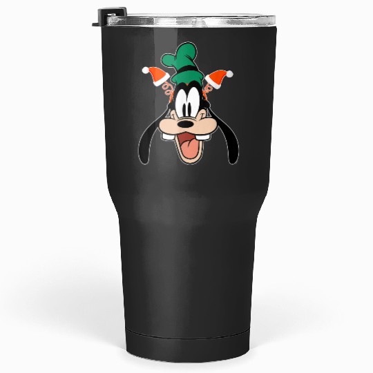 Disney Goofy Christmas Santa Hat Holiday Headban Tumblers 30 oz