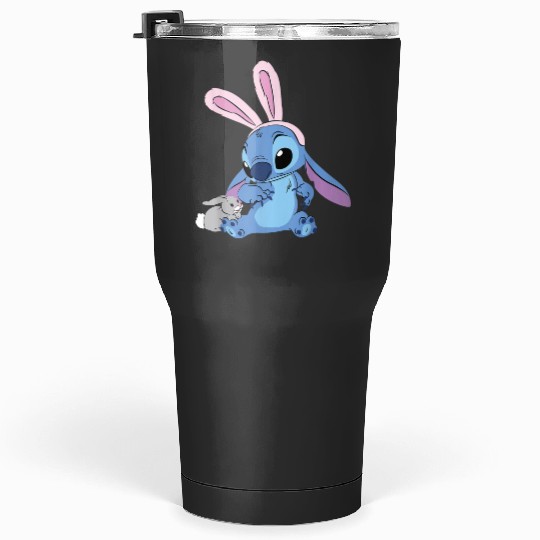 Disney Stitch With Easter Bunny0 Tumblers 30 oz