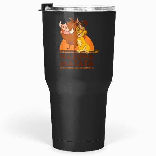 Disney The Lion King Hakuna Matata Simba Timon Pumbaa Shot Gifts Trends Tumblers 30 oz