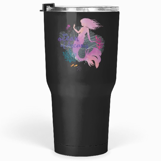 disneys The Little Mermaid An Ocean Of Dreams Silhouette Tumblers 30 oz