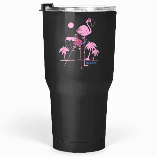 Disney Aladdin Iago Flamingo Costume Tumblers 30 oz