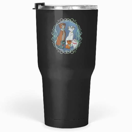 Disney Aristocats Scroll Tumblers 30 oz