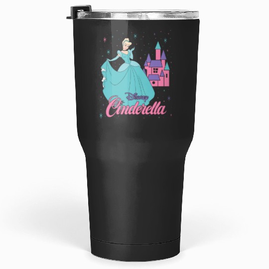 disneys Princess Cinde Retro 90s Tumblers 30 oz