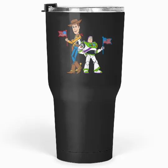 disneys And Pixars Toy Story Woody And Buzz Fourth Of July Tumblers 30 oz
