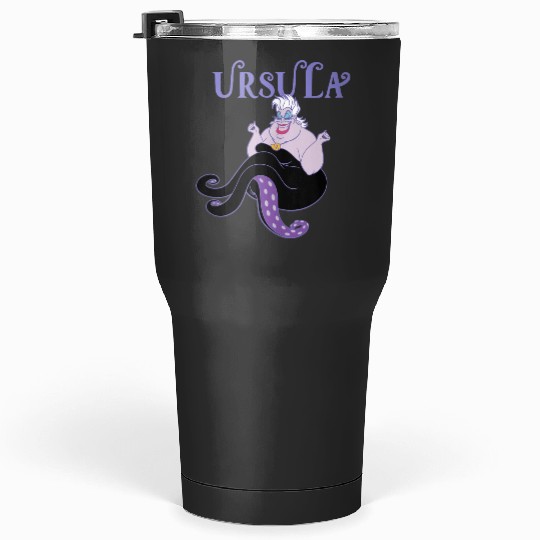 disneys The Little Mermaid Ursula Vintage Villain Portrait Tumblers 30 oz