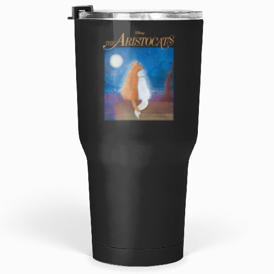 Disney The Aristocats Duchess Thomas Night Sky Portrait Tumblers 30 oz
