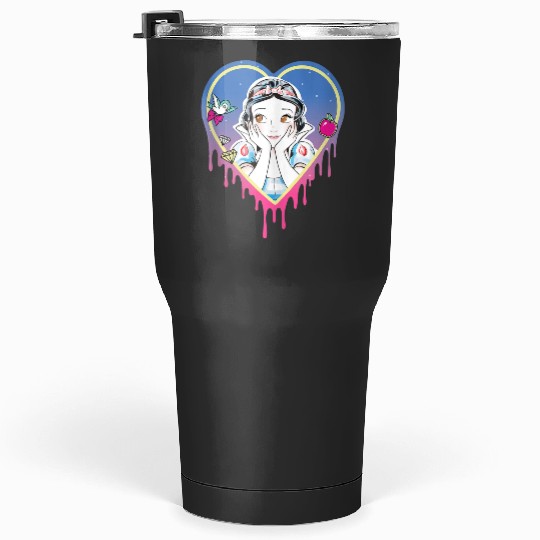Disneys Princess Snow White Pretty Heart Drips Tumblers 30 oz