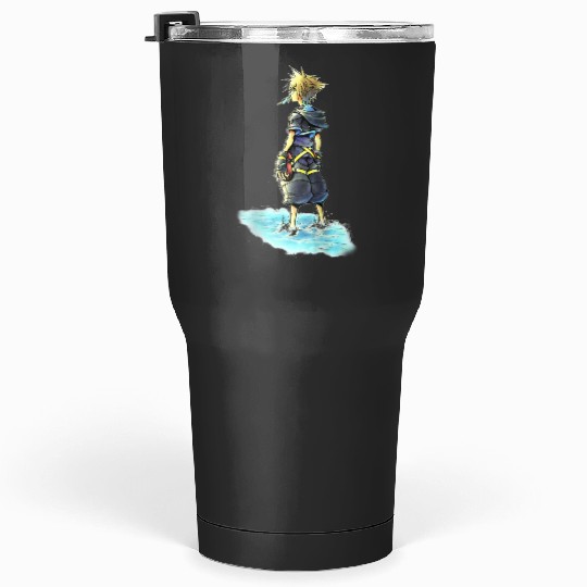 Disneys Kingdom Hearts Sora Sea Salt Ice Cream Sketch Tumblers 30 oz
