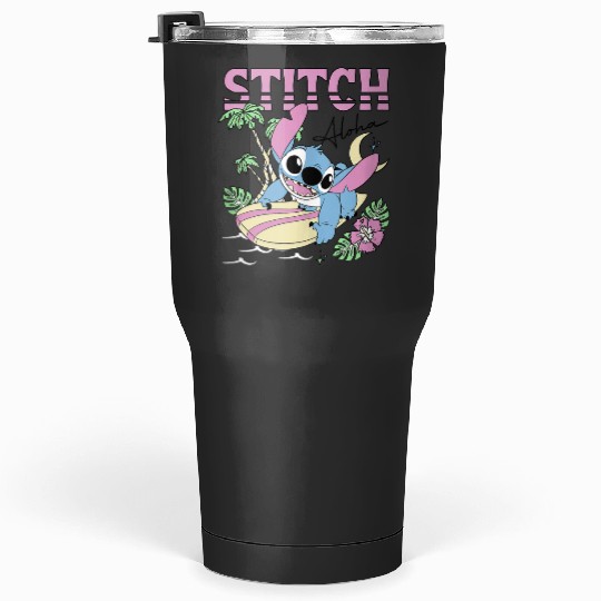 Disney Lilo Stitch Aloha Hawaiian Surf Poster Tumblers 30 oz