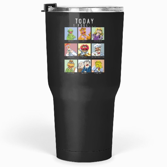 Disney The Muppets Today I Feel Box Up Character Portraits Tumblers 30 oz