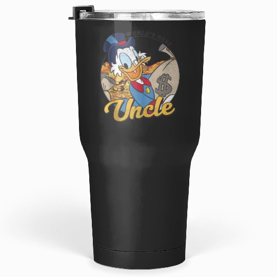 Disneys Ducktales Scrooge Mcduck World's Best Uncle Tumblers 30 oz
