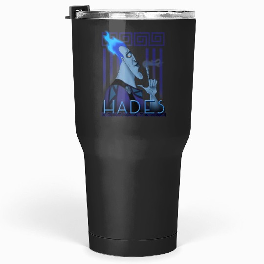 Disney Hercules Hades Geometric Portrait Graphic Tumblers 30 oz