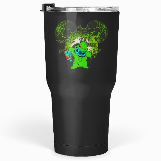 Stitch Costume Oogie Boogie Sally Doll Tumblers 30 Oz, Let's Oogie Boogie 2023 Tumblers 30 Oz , Disney Halfway To Halloween Party Tumblers 30 Oz