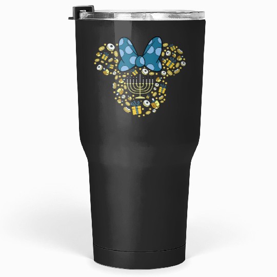 Disney Minnie Mouse Hanukkah Chanukah Tumblers 30 Oz,Happy Hanukkah Tumblers 30 Oz