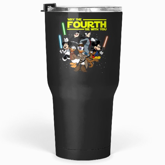 Disney Star wars May the fourth be with you Tumblers 30 Oz, Galaxy's Edge Tumblers 30 Oz