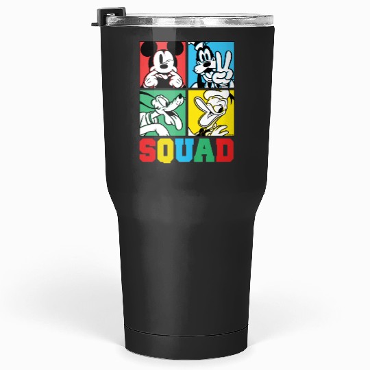 Mickey, Goofy, Donald, Pluto Squad Grid Tumblers 30 Oz, Disney Pluto Tumblers 30 Oz, Pluto And Friends Tumblers 30 Oz